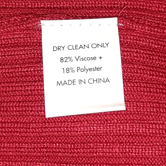 Delta Sigma Theta Red Sweater Turtle Neck Dress Embroidered Size XXXXL New - Picture 9 of 14